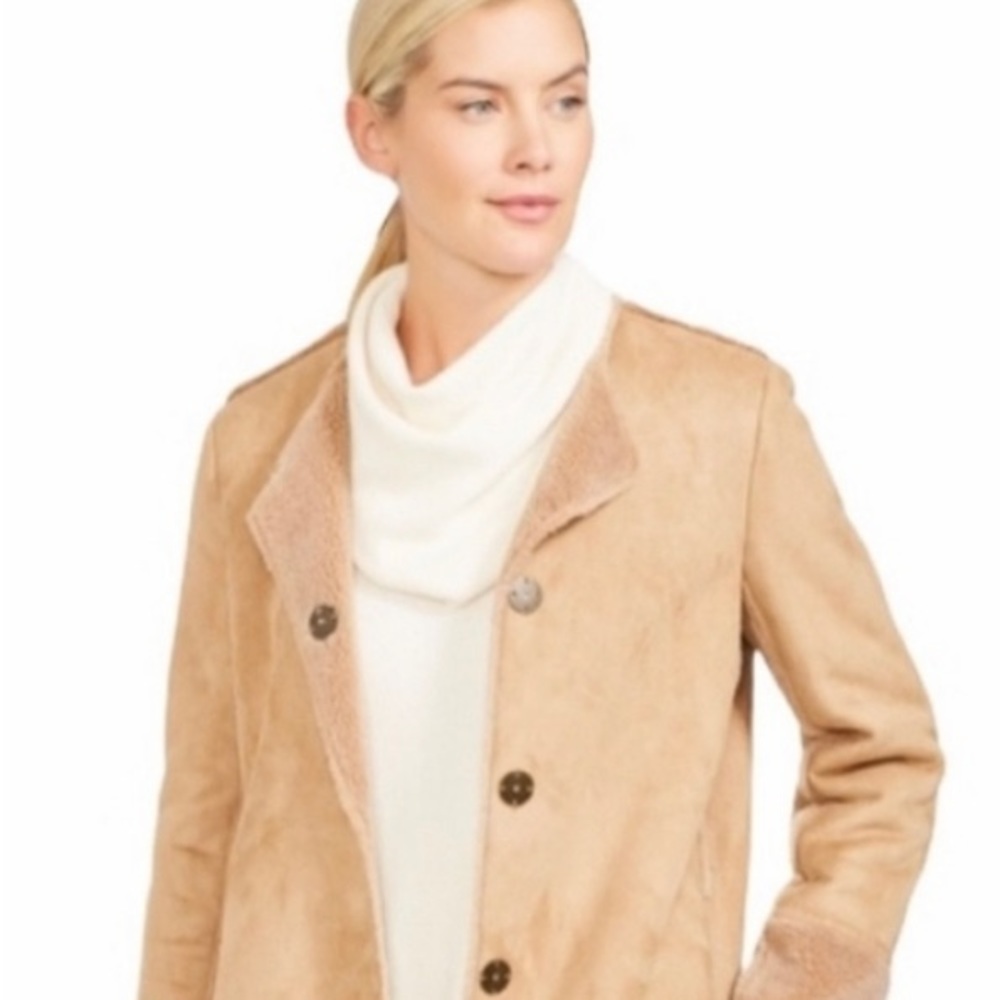 NWOT J. McLaughlin Faux Shearling Jacket